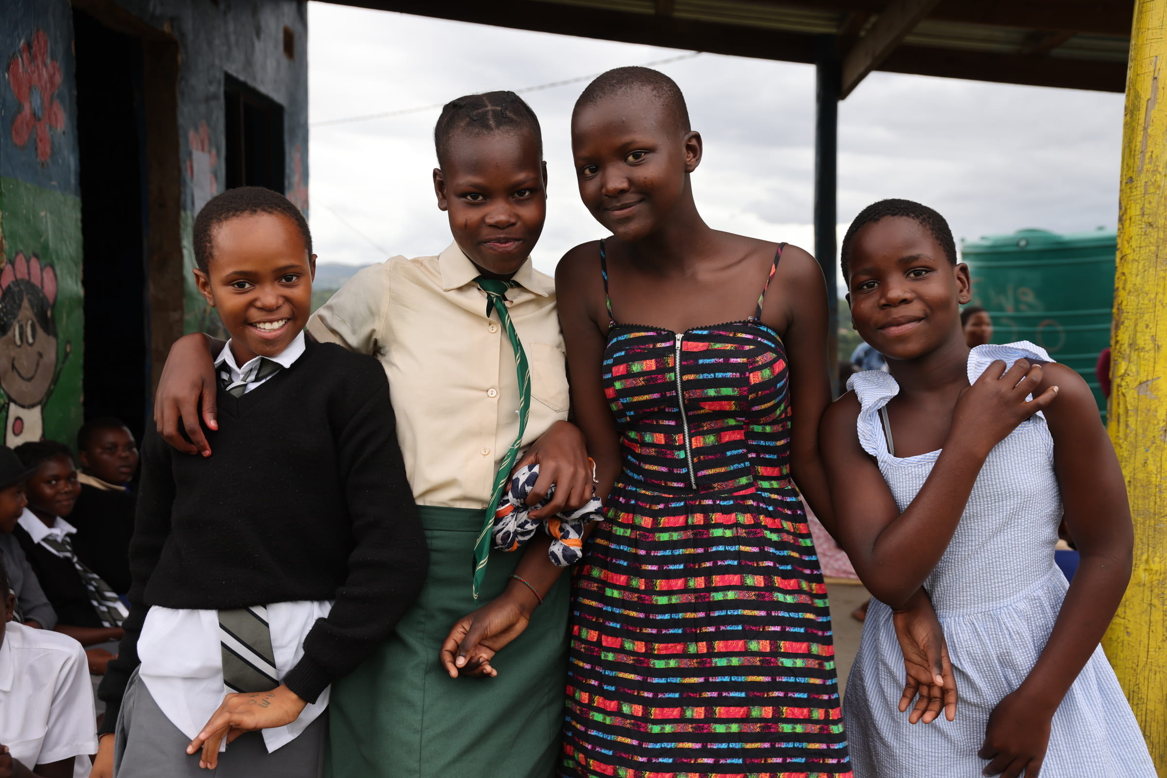 School girls in front of a school in a rural area. (source: Ludwig Grunewald) School girls in front of a school in a rural area. (source: Ludwig Grunewald)
